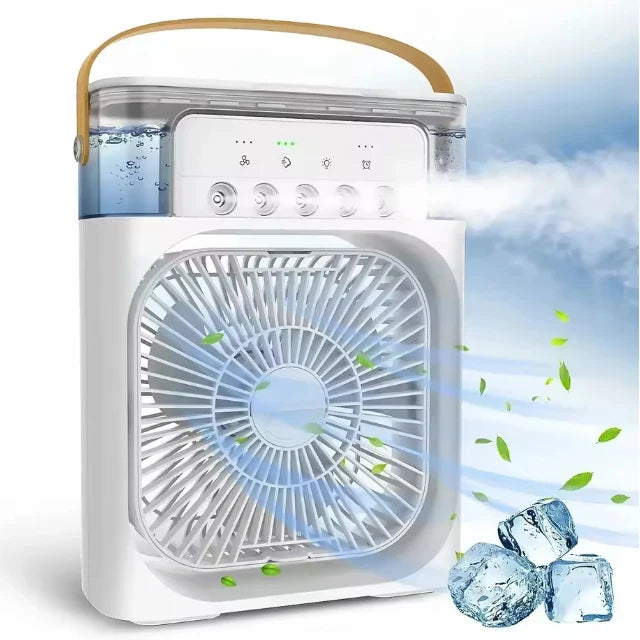 Summer Cooling Fan 3 In 1 Portable Desktop Humidifier