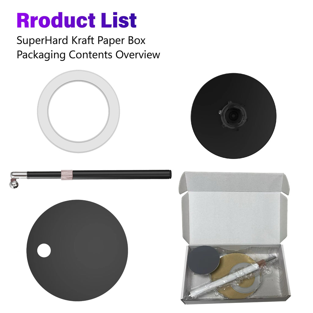 Kimdoole Portable Monitor Height Adjustable Retractable Desktop Magnetic Stand