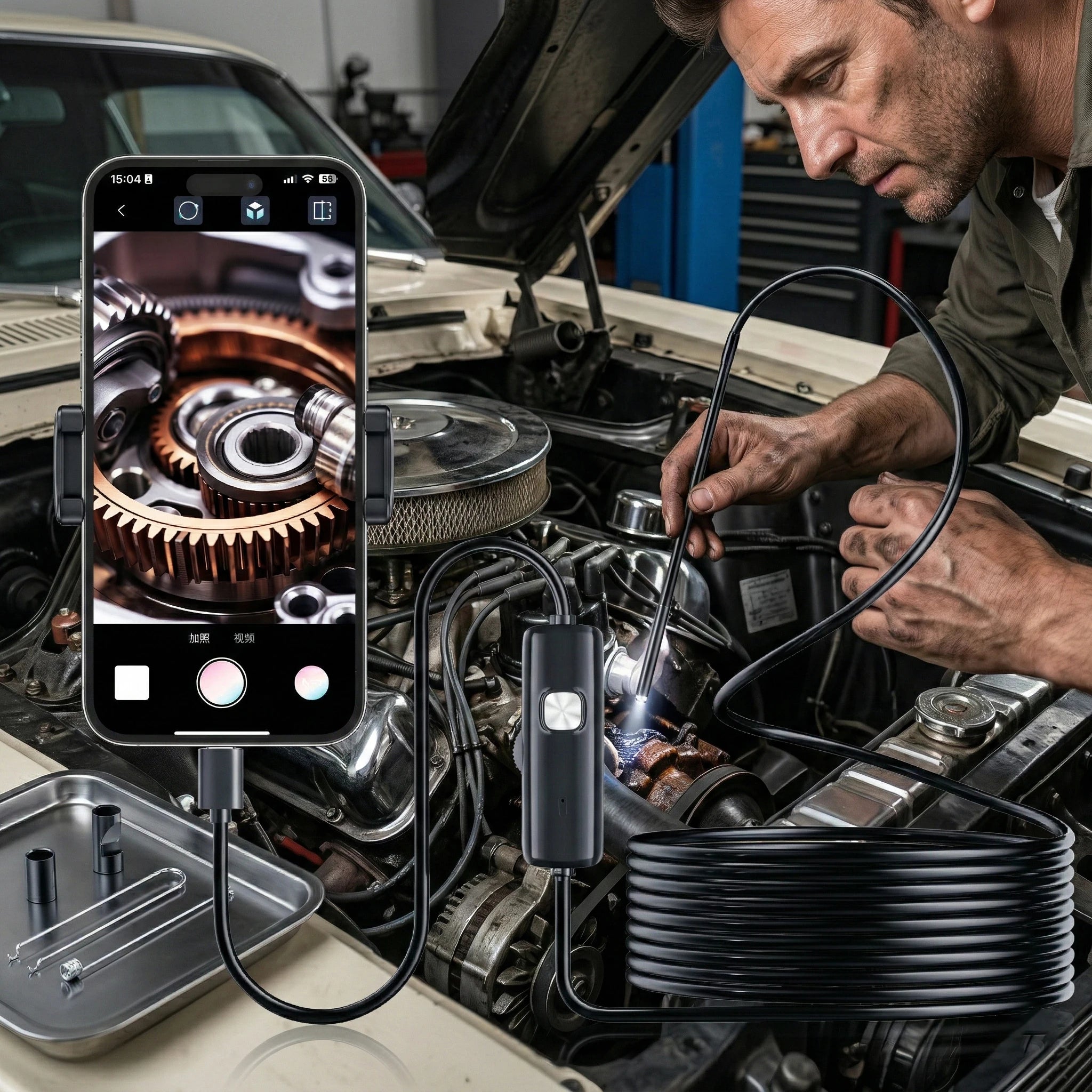 Type-C Endoscope Camera