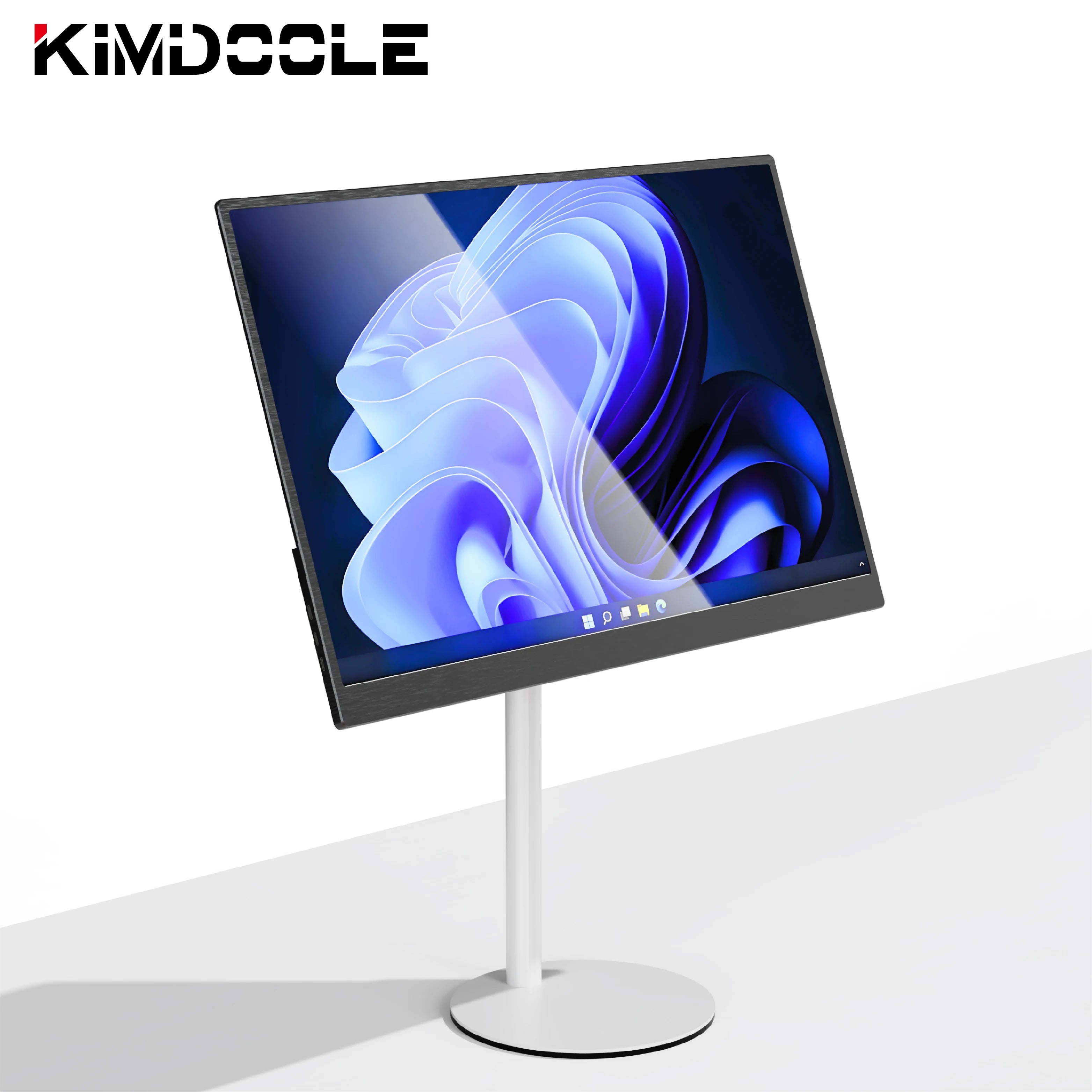 Kimdoole Portable Monitor Height Adjustable Retractable Desktop Magnetic Stand