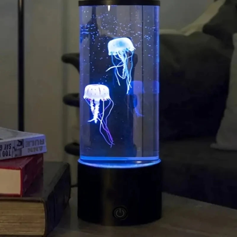 Ocean Night Light with Floating Jellyfish