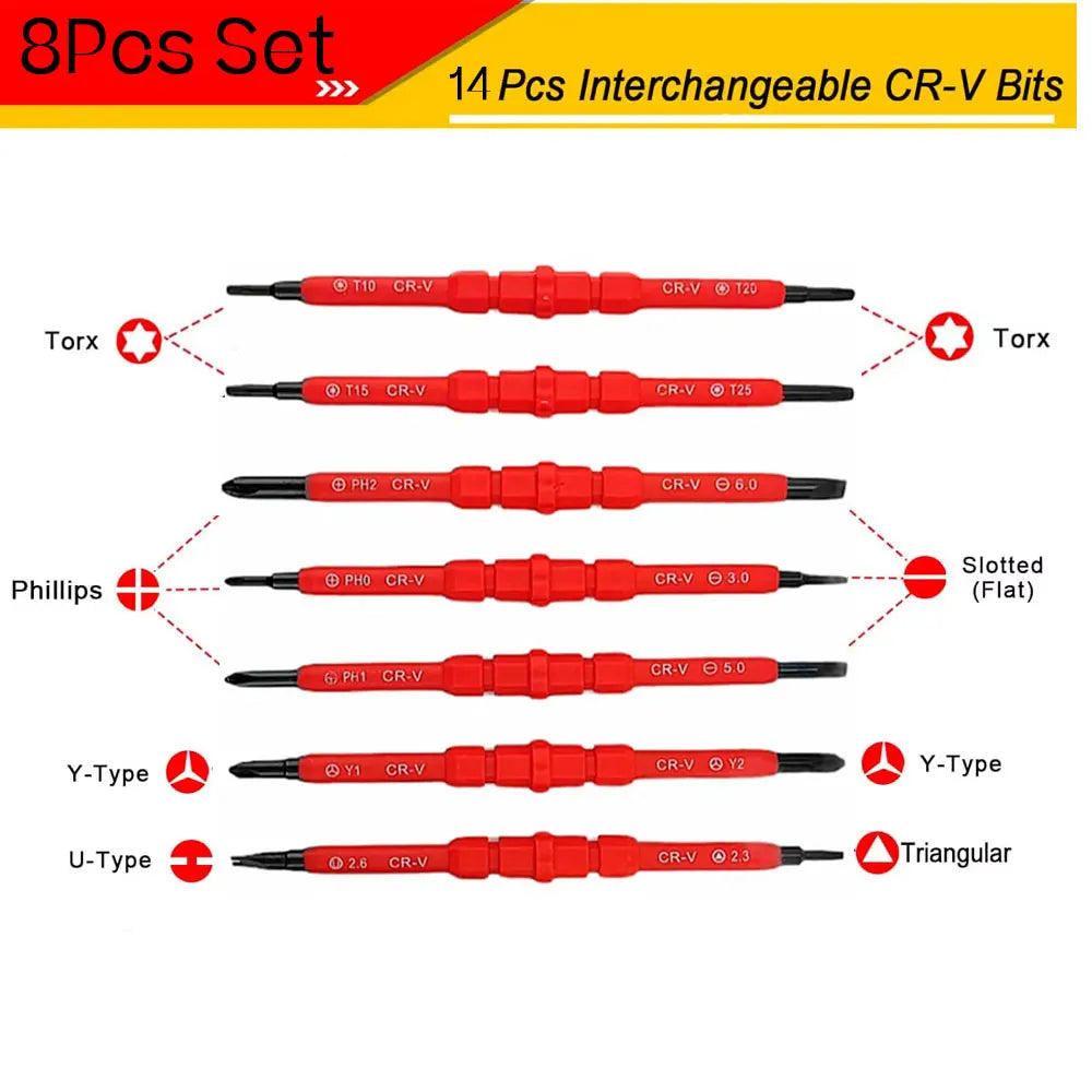 26 in 1 1000V Insulated Screwdriver Set