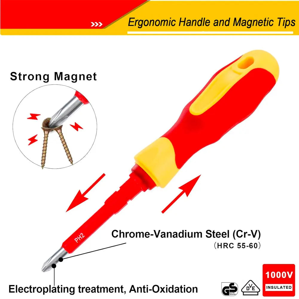 26 in 1 1000V Insulated Screwdriver Set