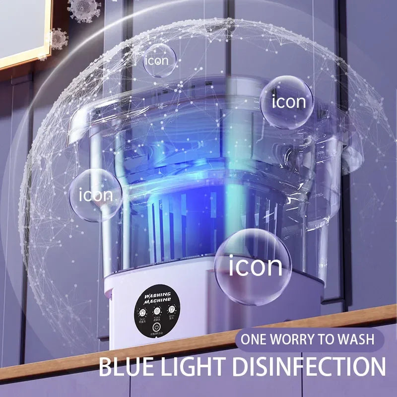 8L Folding Washing Machine Bucket