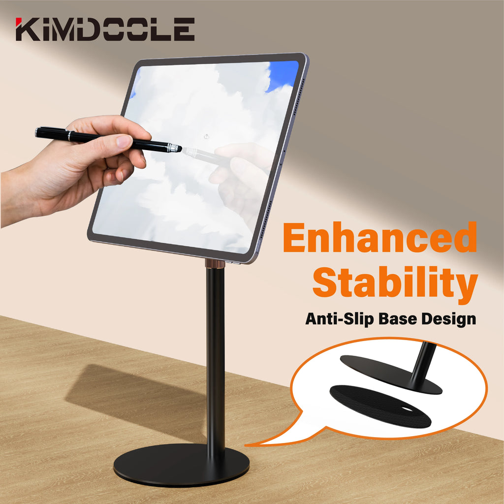 Kimdoole Portable Monitor Height Adjustable Retractable Desktop Magnetic Stand