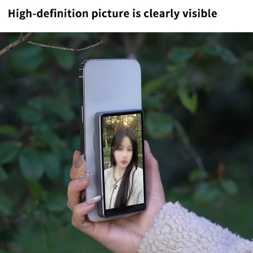 Wireless Magnetic Vlog Mobile Phone Selfie Monitor Screen