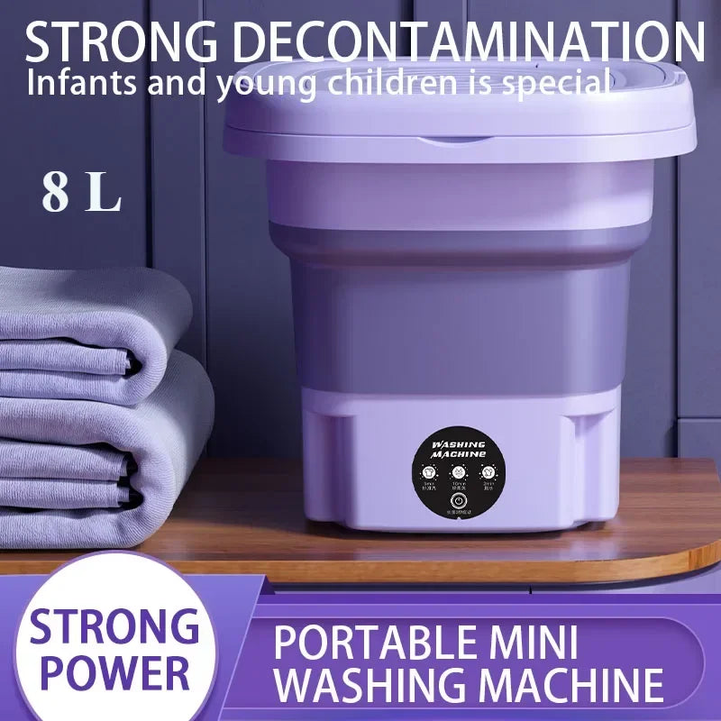 8L Folding Washing Machine Bucket