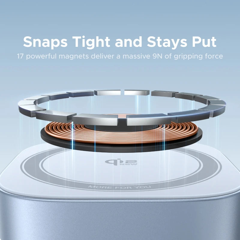 UGREEN Qi2 25W 15W Magnetic 2-in-1 Wireless Charger Stand